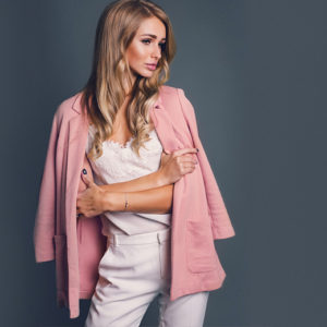 pantaloni rosa